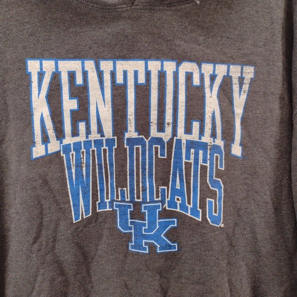 Captivating Men's Kentucky Wildcats UK Pullover Graphic Hoodie Gray Large - Picture 4 of 12